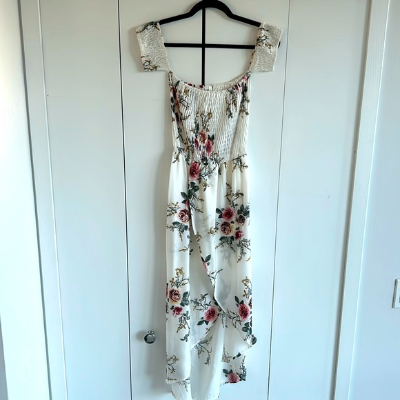 Brandless asymmetrical midi dress. Don’t remember where I got this from. Floaty! - Picture 1 of 5